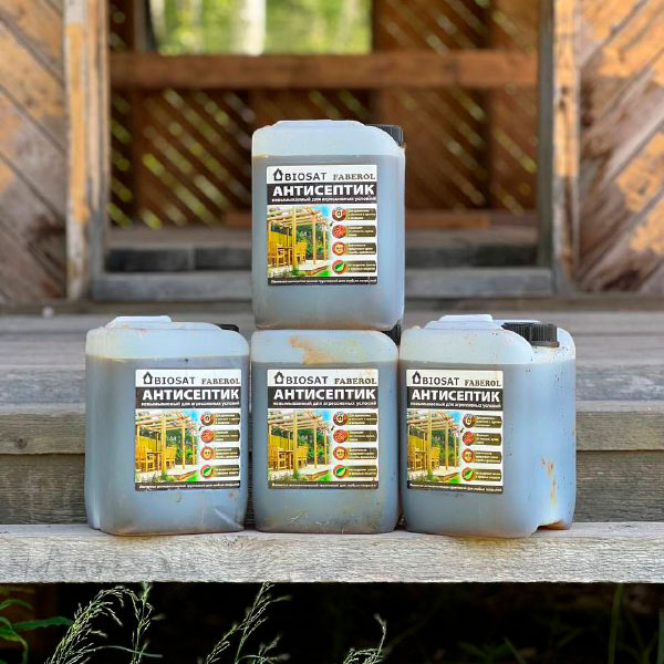 Антисептики БИОСАТ для защиты древесины от гниения